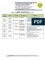 Jadwal PRAKTIKUM