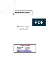 Techtutor Academy: Ac 3-Phase Power Analysis