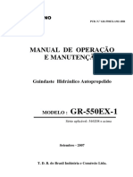 Manual de Operação e Manutenção - GR-550EX