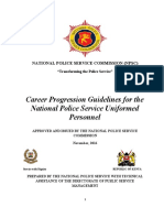 Career Guidelines For National Police - November