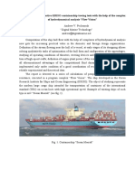 Computation of Perspective KRISO Containership Towing Tests With The Help of The Complex of Hydrodynamical Analysis FlowVision