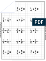 Fraction Addition SD W 1