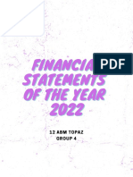 Financial Statements of The Year 2022