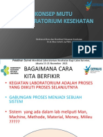 Konsep Mutu Di Laboratorium Kesehatan