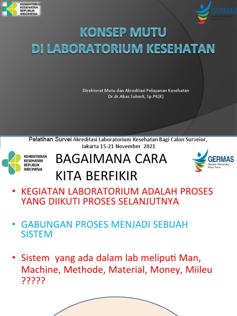 Manajemen Mutu Laboratorium Kesehatan | PDF | Teknologi & Rekayasa