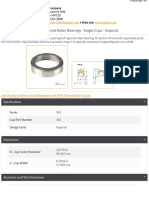 Timken Part Number 382, Tapered Roller Bearings - Single Cups - Imperial