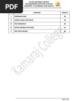 007 Skill Based Core 1 - Programming With PHP and SQL - III Sem