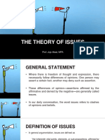 Module 4 The Theory of Issues