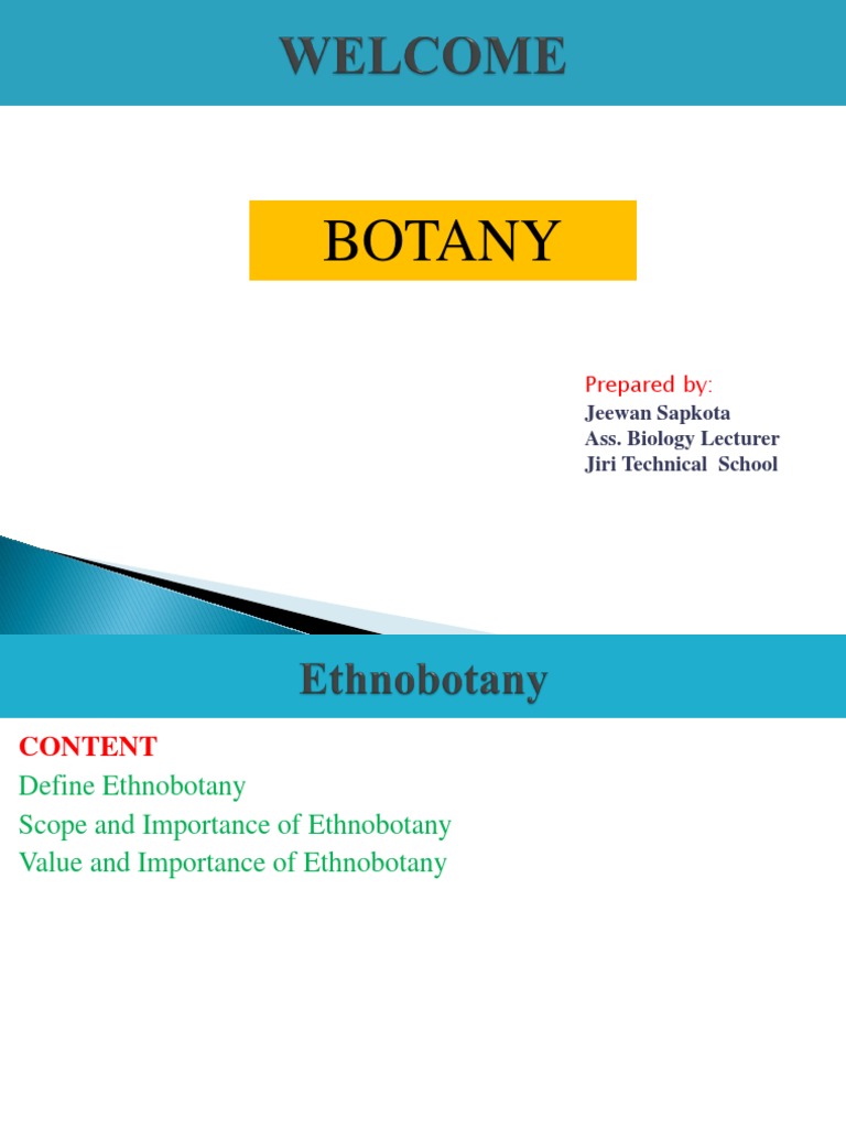 Ethnobotany PDF Ethnobotany Traditional Knowledge