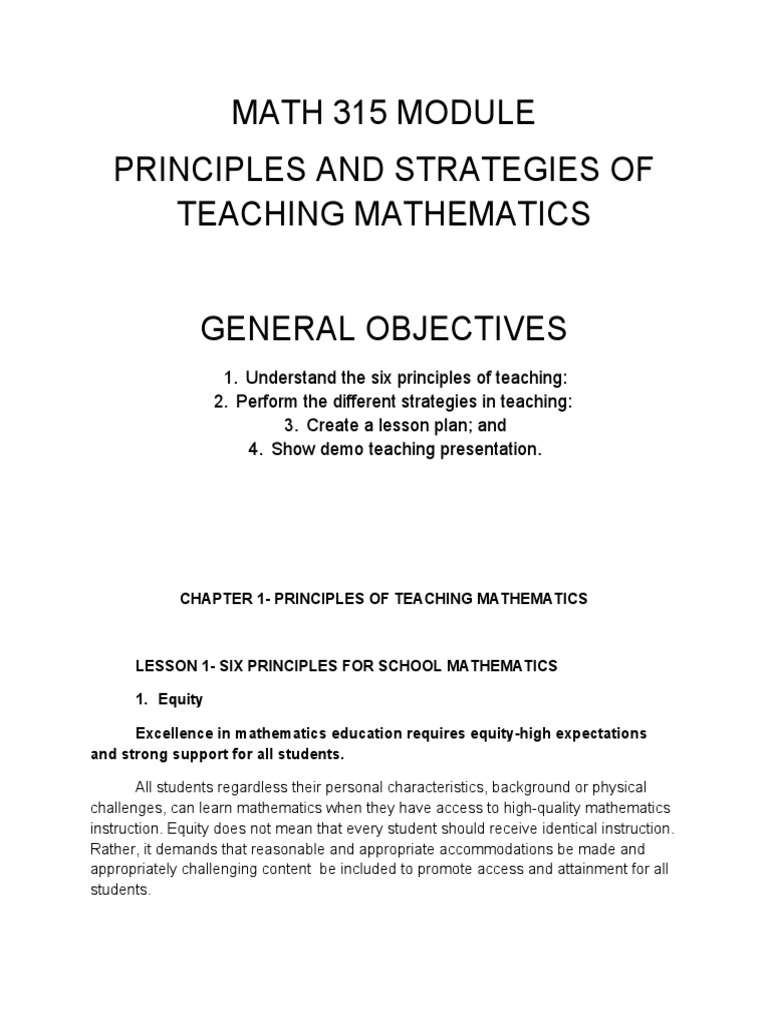 Math 315 Prelim Module 1 | PDF | Career & Growth | Business