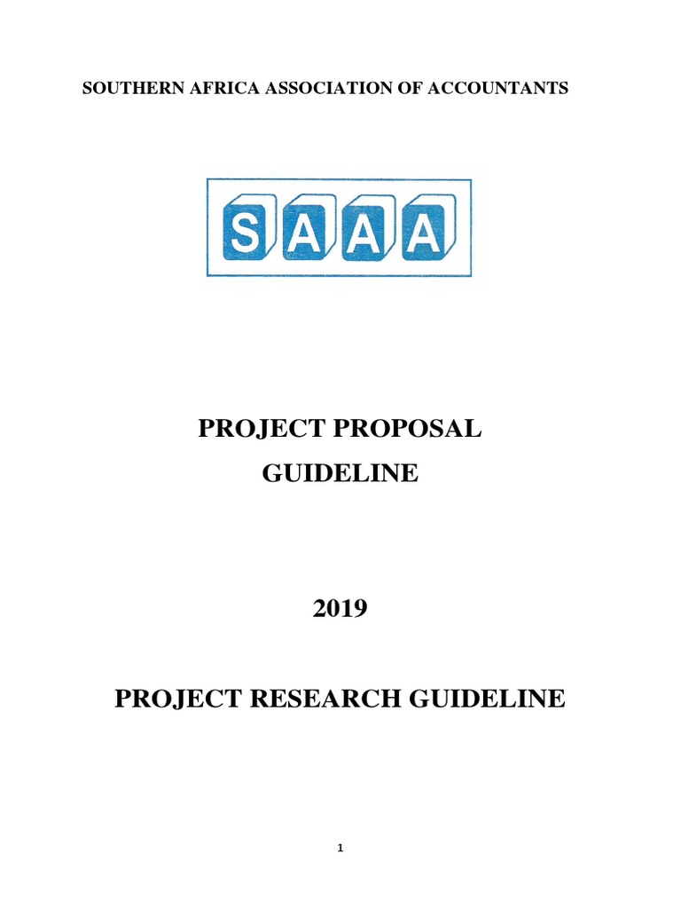 Southern Africa Accountants Project Guidelines | PDF | Analysis ...