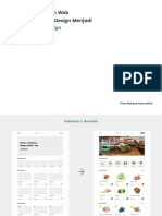 Pembuatan Desain Web Dari "Low Fidelity" Design Menjadi "High Fidelity" Design