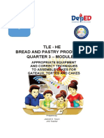 Grade 9: Tle - He Bread and Pastry Production Quarter 3 - Module 5