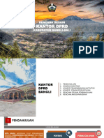Rencana Desain Kantor DPRD Kabupaten Bangli