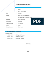 Daftar Riwayat Hidu3