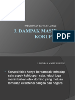 5. Dampak masif korupsi