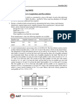 Assignment For Chapter 5: Coagulation and Flocculation: Water Treatment (Ceng 5403)