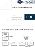 Measurements and Instrumentation