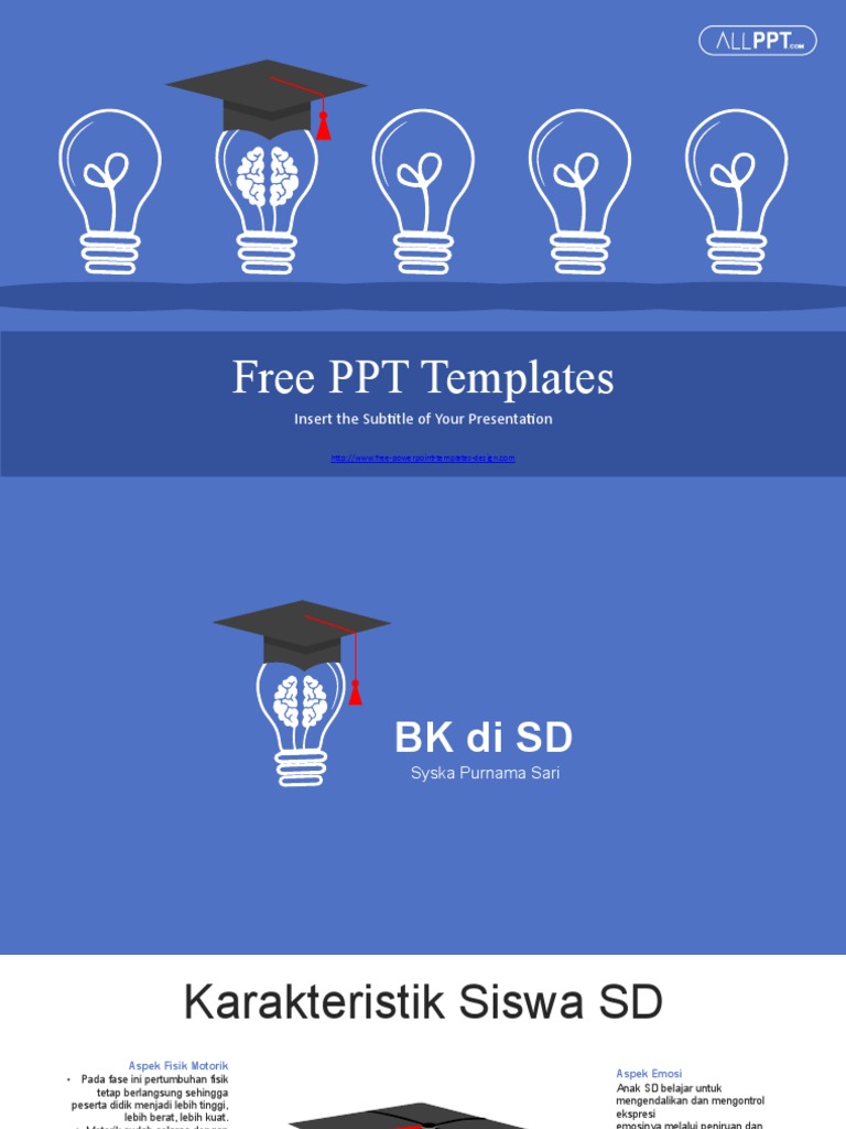 Bimbingan Konseling SD | PDF | Karier & Perkembangan | Pengembangan Diri