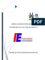 Modul 3 Enviromental Factor Dan Display - Ergonomika