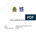 Nota Serah Tugas Cikgu Nurul