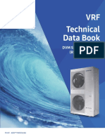 VRF Technical Data Book Highlights Key Specs (38k-61k BTU, 3-4.5 Ton