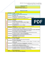 Scientific Program HSR 2019