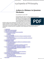 Action at A Distance in Quantum Mechanics (Stanford Encyclopedia of Philosophy - Spring 2016 Edition)