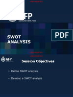 SWOT Analysis for Criminal Groups