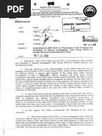 Amendment To SOP 01411 Re Procedures in The Creation and Activation of SITG To Handle Heinous and Sensational Crimes DTD October 5, 2012