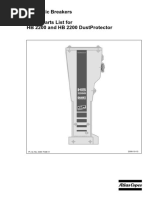 Hydraulic Breakers Spare Parts List For HB 2200 and HB 2200 Dustprotector