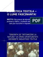 Industria Textila - PREZENTARE