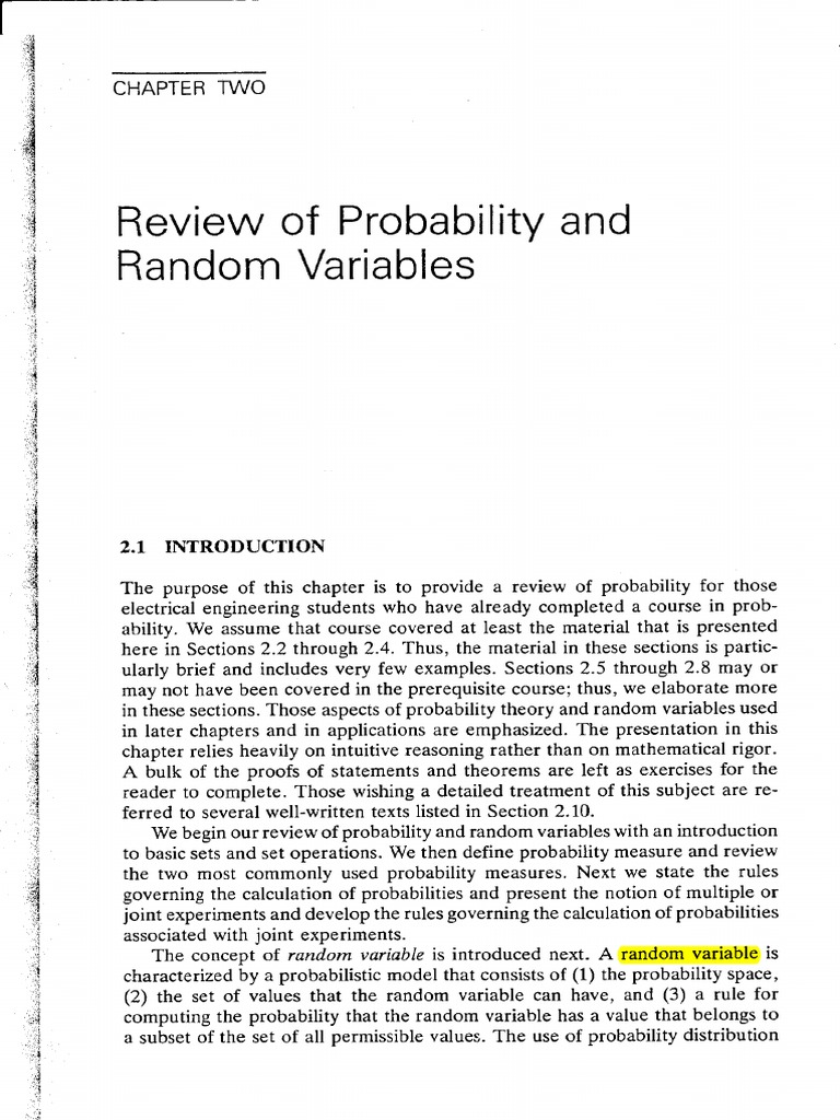 Random Signals by Shanmugan1988 (1) - 23-124 | PDF | Set (Mathematics ...