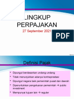 Lingkup Perpajakan