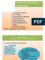 Satuan dan Program Pendidikan Masyarakat