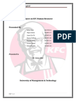 Project On KFC Human Resource