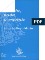 ROYO MARIN, Antonio, Nada Te Turbe, Nada Te Espante, Palabra, 2003
