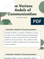 The Various Models of Communication