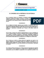 Ley Marco Del Sistema Nacional de Seguridad