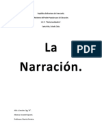 Trabajo de La Narracion Josemit Aponte