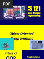 CS 121 - Object Oriented Programming (Lec 8)