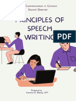 Principles of Speech Writing