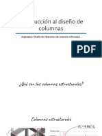 5. Introducción al diseño de columnas