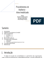 Procedimentos de auditoria para ativo imobilizado