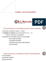 Recoverability and Serializability