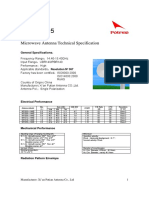 Microwave Antenna Technical Specification