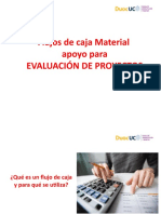 APOYO EVALUACION PROYECTO CONSTRUCCION Flujos de Caja