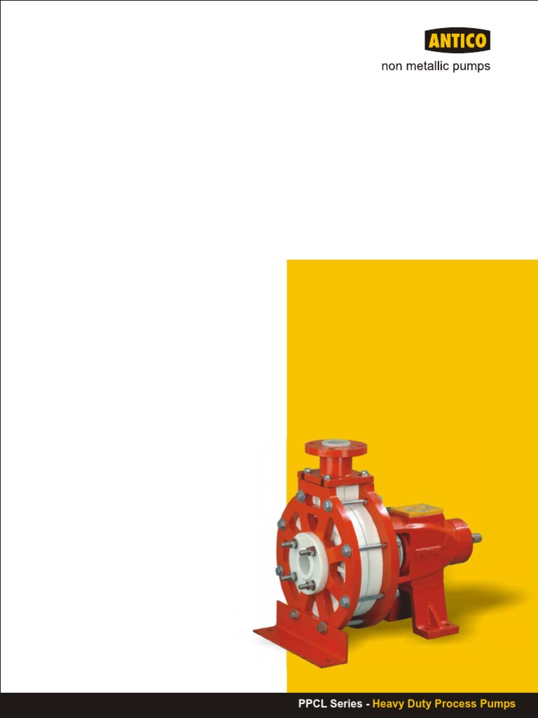 PPCL Series Heavy Duty Pumps Overview | PDF | Bearing (Mechanical) | Pump