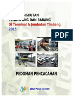 2015 Pedoman Pencacahan Survei Angkutan Penumpang Dan Barang Di Terminal Dan Jembatan Timbang 2015