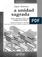 Gregory Bateson - Una Unidad Sagrada_ Pasos Ulteriores Hacia Una Ecología de La Mente-Gedisa Editorial (2006)